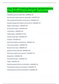 Ihop SOP Cooking/Heating temperatures Test 2023/2024 Solved 100% Correct