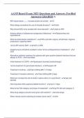 AANP Board Exam 2023 Questions and Answers (Verified Answers) GRADED A  INR values below ____ increase stroke risk sixfold. - 2