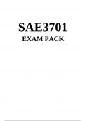 SAE3701 EXAM PACK 2024