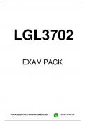 LGL3702 EXAM PACK 2024