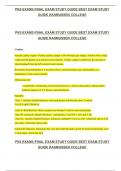 PN3-EXAM2-FINAL EXAM STUDY GUIDE BEST EXAM STUDY GUIDE CHAMBERLAIN COLLEGE OF NURSING