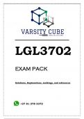 LGL3702 EXAM PACK 2024