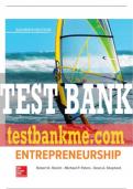 Test Bank For Entrepreneurship, 11th Edition All Chapters - 9781260043730