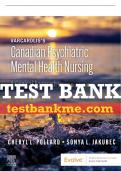 Test Bank For Varcarolis's Canadian Psychiatric Mental Health Nursing, 3rd - 2023 All Chapters - 9780323778794