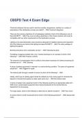 CBSPD Test 4 Exam Edge Questions & Answers 2023 ( A+ GRADED 100% VERIFIED)