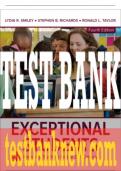 Test Bank For Exceptional Students: Preparing Teachers for the 21st Century, 4th Edition All Chapters - 9781260837711