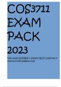 COS3711 EXAM PACK 2023