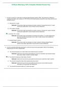 Gi/Neuro Med Surg 100% Complete Detailed Answer Key  1. A nurse is caring for a client who is receiving total parenteral nutrition (TPN). The pharmacy is delayed in  supplying the client’s next container of TPN. Which of the following fluids should the nu