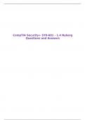 CompTIA Security+ SY0-601 - 1.4 Nyberg Questions and Answers