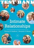 TEST BANK for Intimate Relationships 3rd Edition. by Thomas N. Bradbury; Benjamin R. Karney