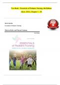 TEST BANK For Essentials of Pediatric Nursing 4th Edition By Kyle Carman | Complete Chapter's 1 - 29 | 100 % Verified