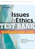 Test Bank For Issues and Ethics in the Helping Professions - 11th - 2024 All Chapters - 9780357622599