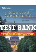 Test Bank For State and Local Government - 11th - 2022 All Chapters - 9780357367407