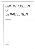 Samenvatting ontwikkeling stimuleren 