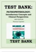 Pathophysiology Introductory Concepts and Clinical Perspectives 2nd Edition Capriotti Test Bank