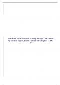 Test Bank For Calculation of Drug Dosages 11th Edition by Sheila J. Ogden, Linda Fluharty All Chapters (1-19) | A+ 2023 UPDATED.