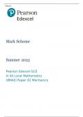 Pearson Edexcel Level 3 GCE Mathematics Advanced Subsidiary PAPER 22 JUNE 2023 QUESTION PAPER and Pearson Edexcel GCE In AS Level Mathematics (8MA0) Paper 02 MARK SCHEME Summer 2023