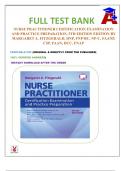 NURSE PRACTITIONER CERTIFICATION EXAMINATION AND PRACTICE PREPARATION, 5TH EDITION EDITION BY MARGARET A. FITZGERALD, DNP, FNP-BC, NP-C, FAANP, CSP, FAAN, DCC, FNAP