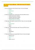 ATI TEAS 7 EXAM QBANK - 300 QUESTIONS & CORRECT ANSWERS