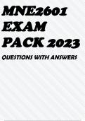 MNE2601 EXAM PACK 2023