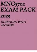 MNG3702 EXAM PACK 2023