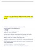  Obama DSE questions and answers latest top score.