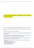   Achievable SIE Exam questions and answers well illustrated.