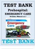 FOR PREHOSPITAL EMERGENCY CARE, 11TH EDITION BY JOSEPH MISTOVICH