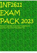 INF2611 LATEST EXAM PACK 2023