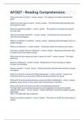 What is the topic of a text? - correct  answer   The subject of a written selection (the what)  What is the main idea of a text? - correct  answer   The information that expands upon and supports a topic  What are supporting details? - correct  answer   T