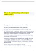  Airway Fisdap Questions with complete solutions 2023.