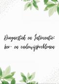 Diagnostiek en interventies: leer- en onderwijsproblemen ~ aantekeningen colleges en literatuur