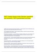  EMT Fisdap Airway exam Review questions and answers 100% guaranteed success.