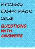 PYC1502 EXAM PACK 2023