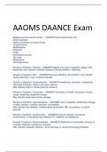 AAOMS DAANCE Exam 