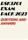 RSK3701 EXAM PACK 2023