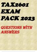 TAX2601 EXAM PACK 2023