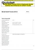 Mental Health Practice 2016 A Flashcards Quizlet RATED A+SOLUTIONS AVAILABLE Mental Health Practice 2016 A Flashcards Quizlet RATED A+SOLUTIONS AVAILABLE Mental Health Practice 2016 A Flashcards Quizlet RATED A+SOLUTIONS AVAILABLE Mental Health Practice 2