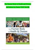 Test Bank For The Human Body in Health and Disease 8th Edition, All Chapters