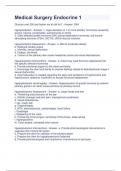 Medical Surgery Endocrine 1