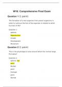 BIOL201 Week 16 Cumulative Final Exam (100% Solved)