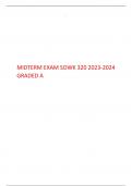 MIDTERM EXAM SOWK 320 2023-2024  GRADED A 