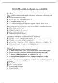 NURS 6540 Week 7 Quiz Questions and Answers (Graded A)