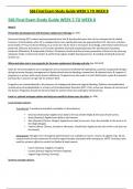 NR 566 Final Exam Study Guide: Advanced Pharmacology for Care of the Family (2023/2024) - Week 5, 6, 7 & 8 NR 566 Final Exam Study Guide: Advanced Pharmacology for Care of the Family (2023/2024) - Week 5, 6, 7 & 8 NR 566 Final Exam Study Guide: Advanced P