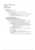Full Persuasive Communication (UvA Comm. Sci) Notes