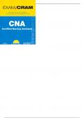 TEST BANK-Linda Whitenton, Marty Walker - CNA Certified Nursing Assistant Exam Cram-Pearson Education (2009) 