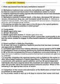 8 hour MAT training 1. What was learned from the early methadone research? A. Methadone treatment was corrective, but patients can't taper from it B. Patients experienced intoxication from methadone similar to heroin C. Patients experienced ceiling ago