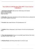 Nurs 5220 test 1(140+Questions With 100% Correct Answers )GRADED A 1. Eczematous dermatitis: 