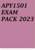 APY1501 EXAM PACK 2023