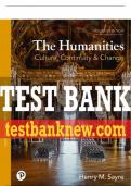 Test Bank For Humanities, The: Culture, Continuity, and Change, Volume 2 4th Edition All Chapters - 9780134739823